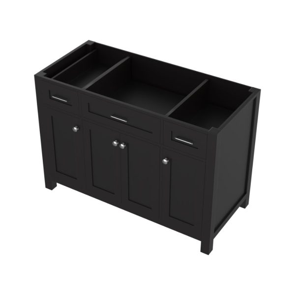Norwalk 48 Inch Bathroom Vanity Cabinet Without Top, Espresso