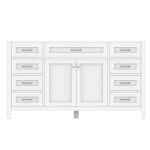 Norwalk 60 Inch Single Bathroom Vanity Cabinet Without Top, White