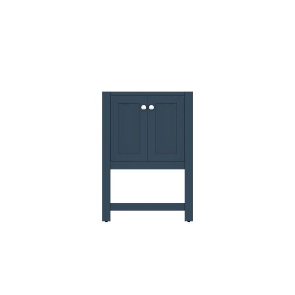 Wilmington 24 Inch Bathroom Vanity Cabinet Without Top, Blue