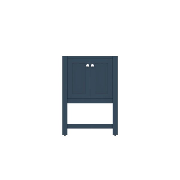 Wilmington 24 Inch Bathroom Vanity Cabinet Without Top, Blue