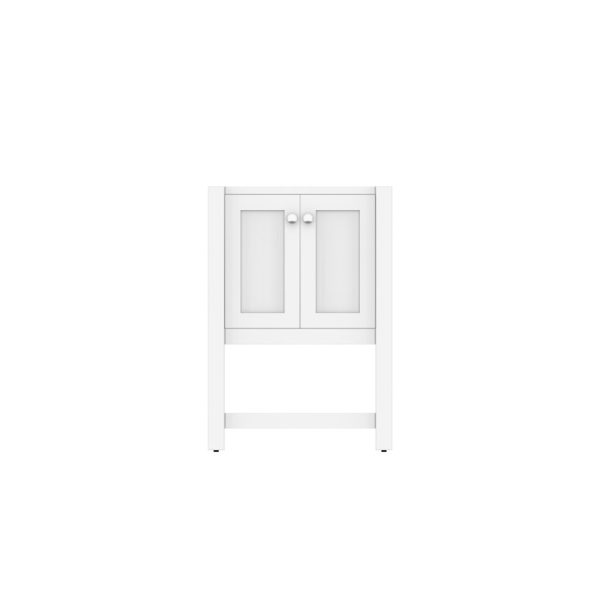 Wilmington 24 Inch Bathroom Vanity Cabinet Without Top, White