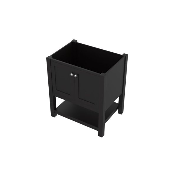 Wilmington 30 Inch Bathroom Vanity Cabinet Without Top, Espresso