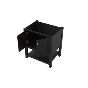 Wilmington 30 Inch Bathroom Vanity Cabinet Without Top, Espresso