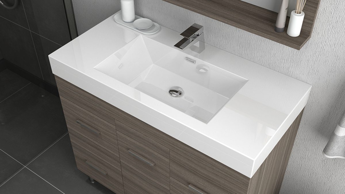 22 Inch Narrow Depth Console Bath Vanity