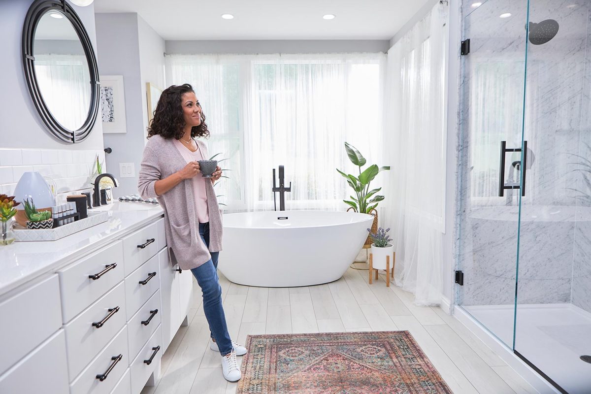 Contemporary bathroom design