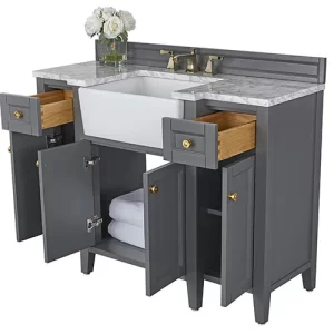 Adeline 48 in. Bath Vanity Set in Sapphire Gray