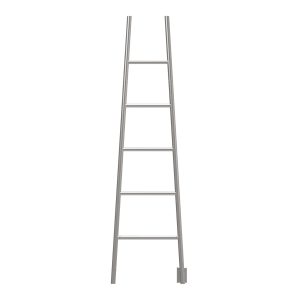 Jeeves Model A Ladder 5 Bar Hardwired Drying Rack in Polished