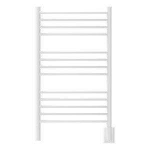 Jeeves Model C Curved 13 Bar Hardwired Towel Warmer in White