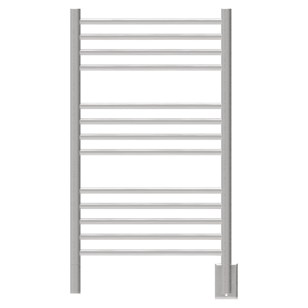 Jeeves Model C Straight 13 Bar Hardwired Towel Warmer in Brushed