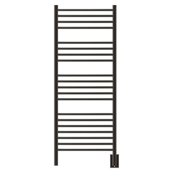 Jeeves Model D Curved 20 Bar Hardwired Towel Warmer in Oil Rubbed Bronze