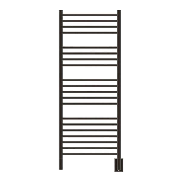 Jeeves Model D Straight 20 Bar Hardwired Towel Warmer in Oil Rubbed Bronze