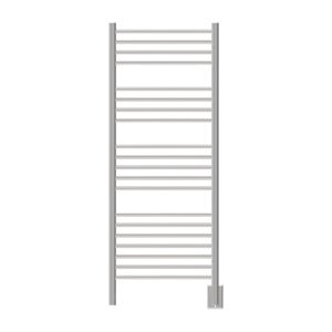 Jeeves Model D Straight 20 Bar Hardwired Towel Warmer in Polished