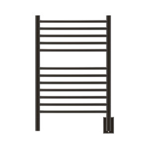 Jeeves Model E Curved 12 Bar Hardwired Towel Warmer in Oil Rubbed Bronze