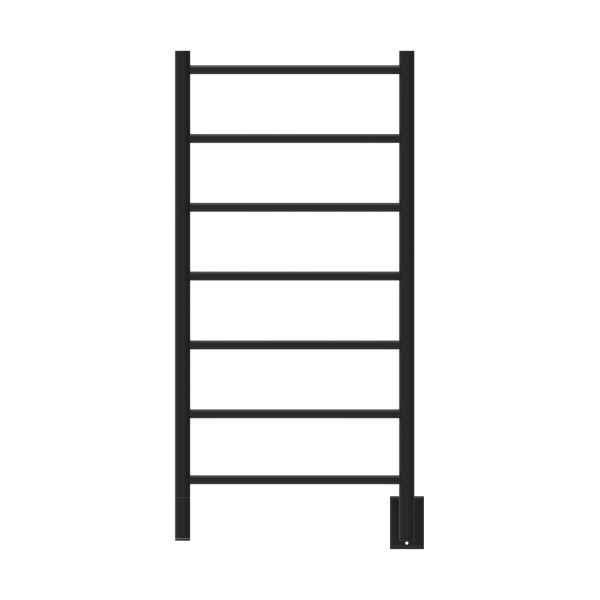 Jeeves Model J Straight 6 Bar Hardwired Drying Rack in Matte Black