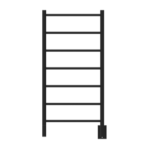 Jeeves Model J Straight 6 Bar Hardwired Drying Rack in Matte Black