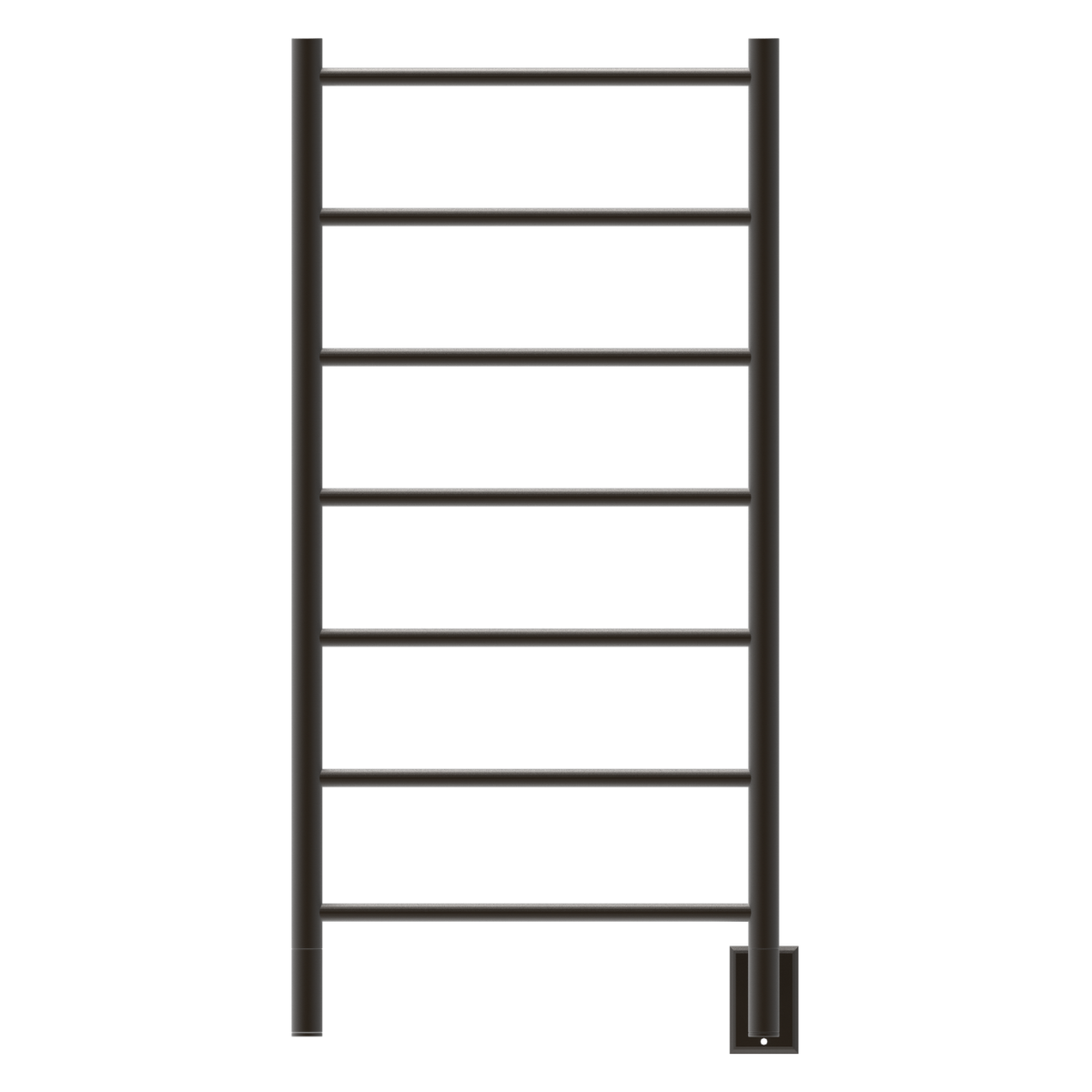 Jeeves Model J Straight 6 Bar Hardwired Drying Rack in Oil Rubbed