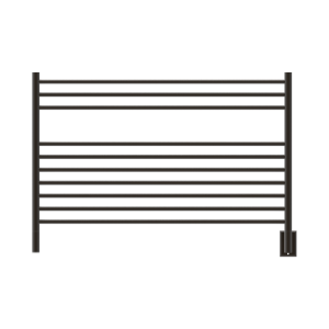 Jeeves Model L Straight 10 Bar Hardwired Towel Warmer in Oil Rubbed Bronze