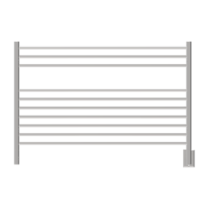Jeeves Model L Straight 10 Bar Hardwired Towel Warmer in Polished
