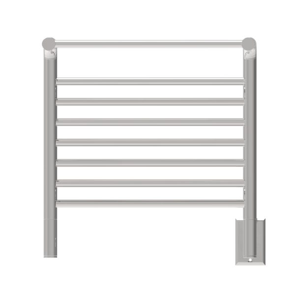 Jeeves Model M Shelf 11 Bar Hardwired Towel Warmer in Polished