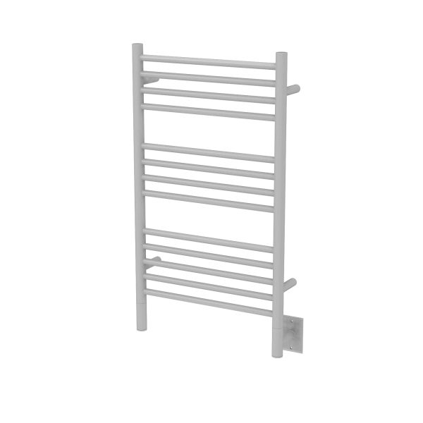 Jeeves Model C Straight 13 Bar Hardwired Towel Warmer in White