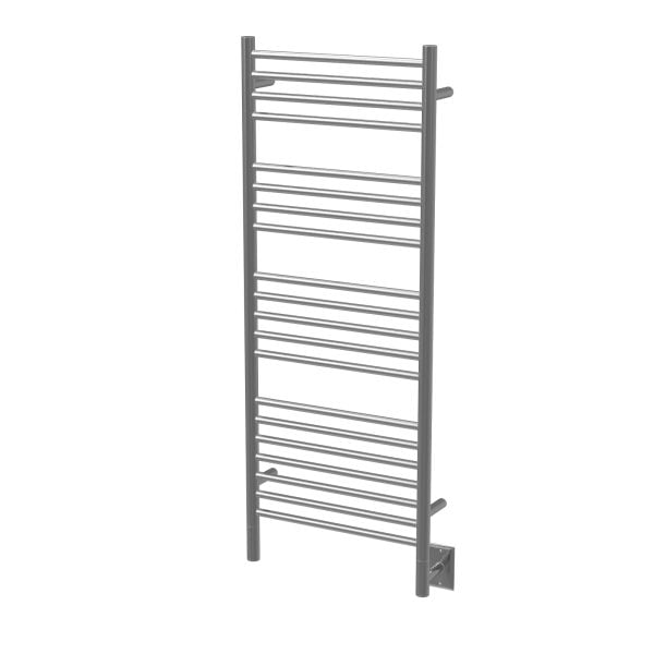 Jeeves Model D Straight 20 Bar Hardwired Towel Warmer in Brushed