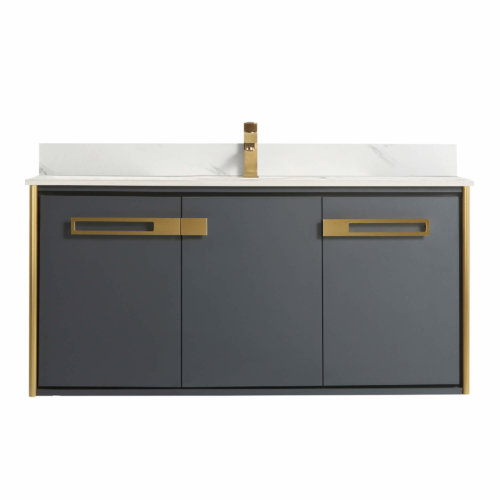 42" wall mount bath vanity