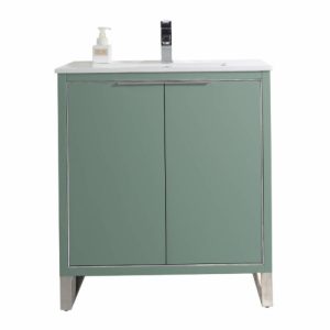 Opulence 30 Green Bathroom Vanity