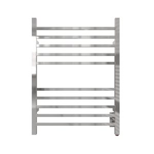 Radiant Square Hardwired 10 Bar Towel Warmer in Polished