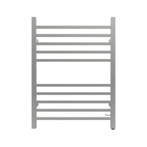 Radiant Square Plug-In 10 Bar Towel Warmer in Brushed