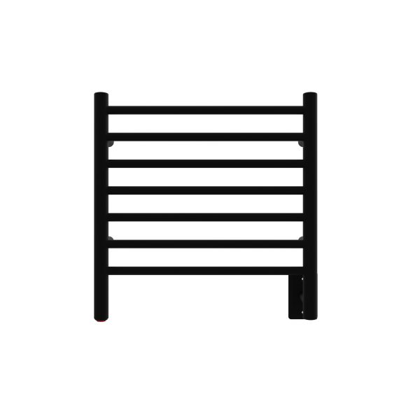 Radiant Small 7 Bar Towel Warmer in Matte Black