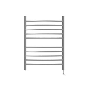 Radiant Plug-in Curved 10 Bar Towel Warmer in Brushed