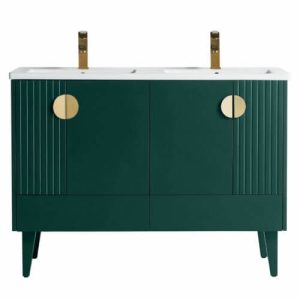 Venezian 48 Double Green Bathroom Vanity