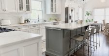 White shaker kitchen cabinets