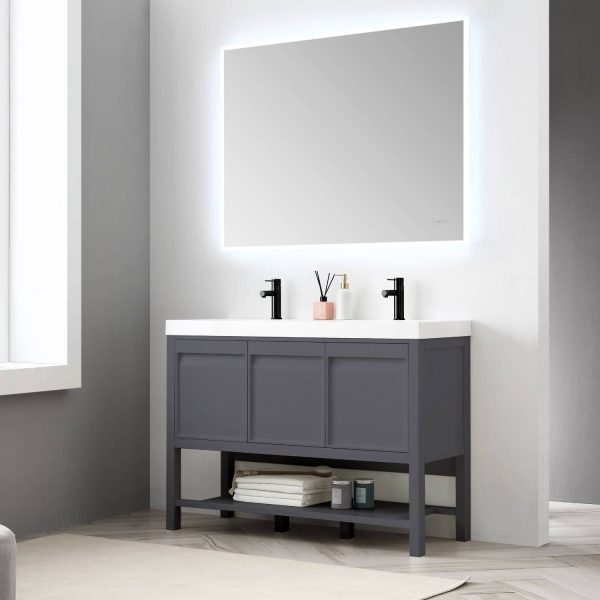 48" double bathroom vanity