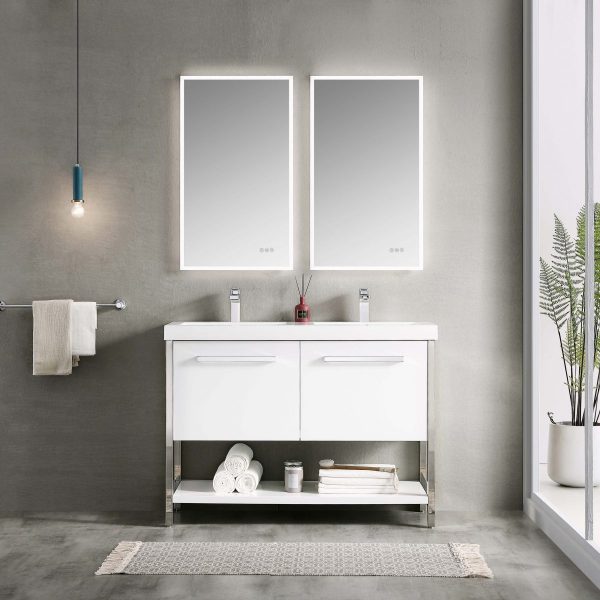 48" double bathroom vanity