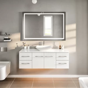 48" wall mount bathroom vanity