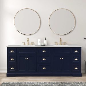 84" double bathroom vanity