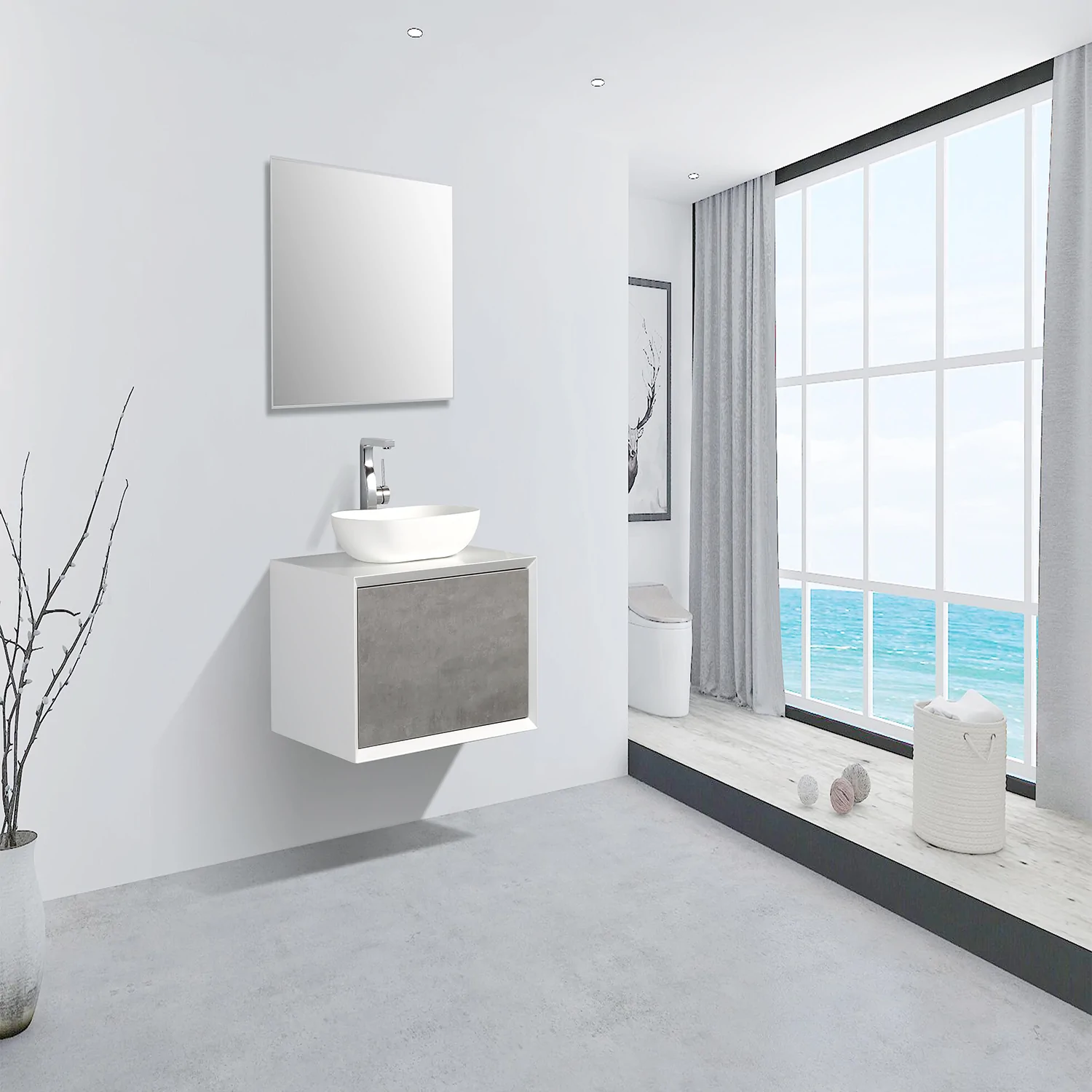 wall mount bathroom vanity