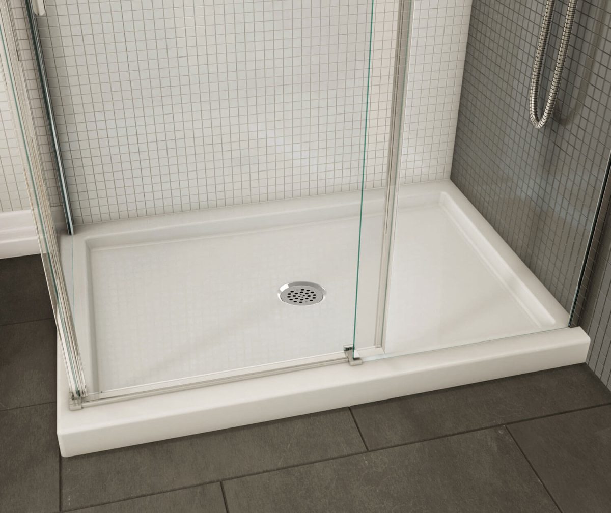 Corner shop shower pan