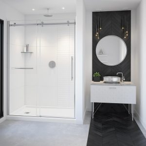 sliding shower door