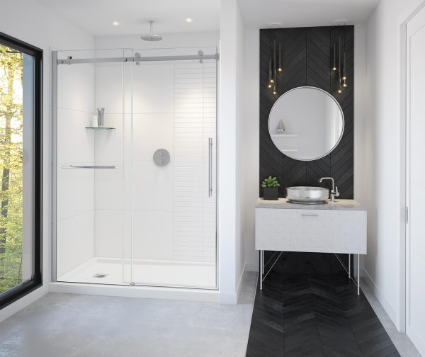 sliding shower door