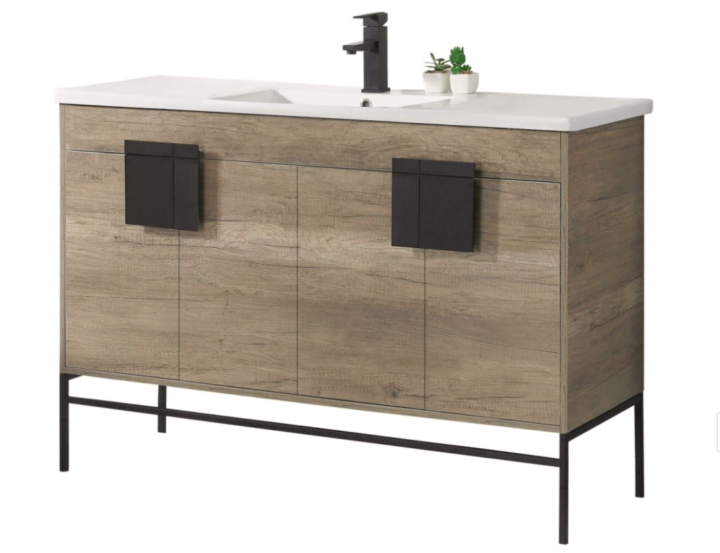 gray bathroom vanities