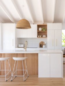 White and Wood Kitchen