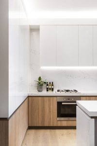 White and Wood Kitchen