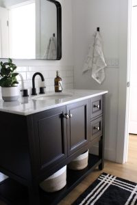 Black Bathroom Vanity