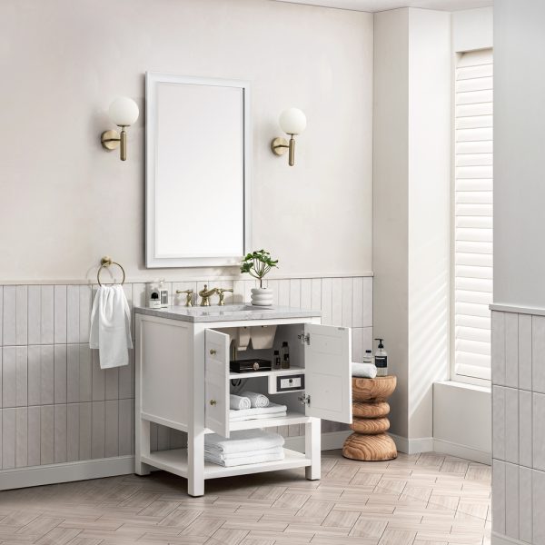 Breckenridge 30" Bathroom Vanity Cabinet In Bright White