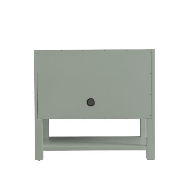 Breckenridge 36" Bathroom Vanity Cabinet In Smokey Caledon