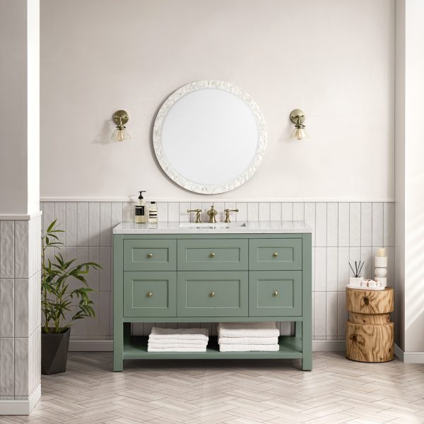 Breckenridge 48" Bathroom Vanity Cabinet In Smokey Caledon