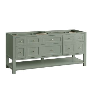 Breckenridge 72" Bathroom Vanity Cabinet In Smokey Caledon