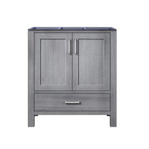 Jacques 30" Distressed Grey Bathroom Vanity Cabinet